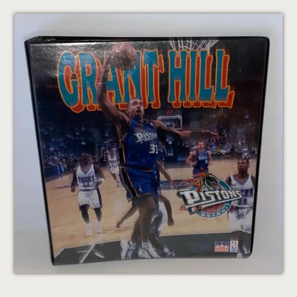 1997 Starline Grant Hill Detroit Pistons Binder